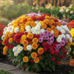 Chrysanthemum Double Mixed Color Flower Seeds