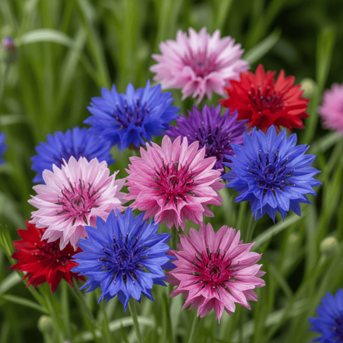 Corn Flower Mixed Color Flower Seeds - Image 2