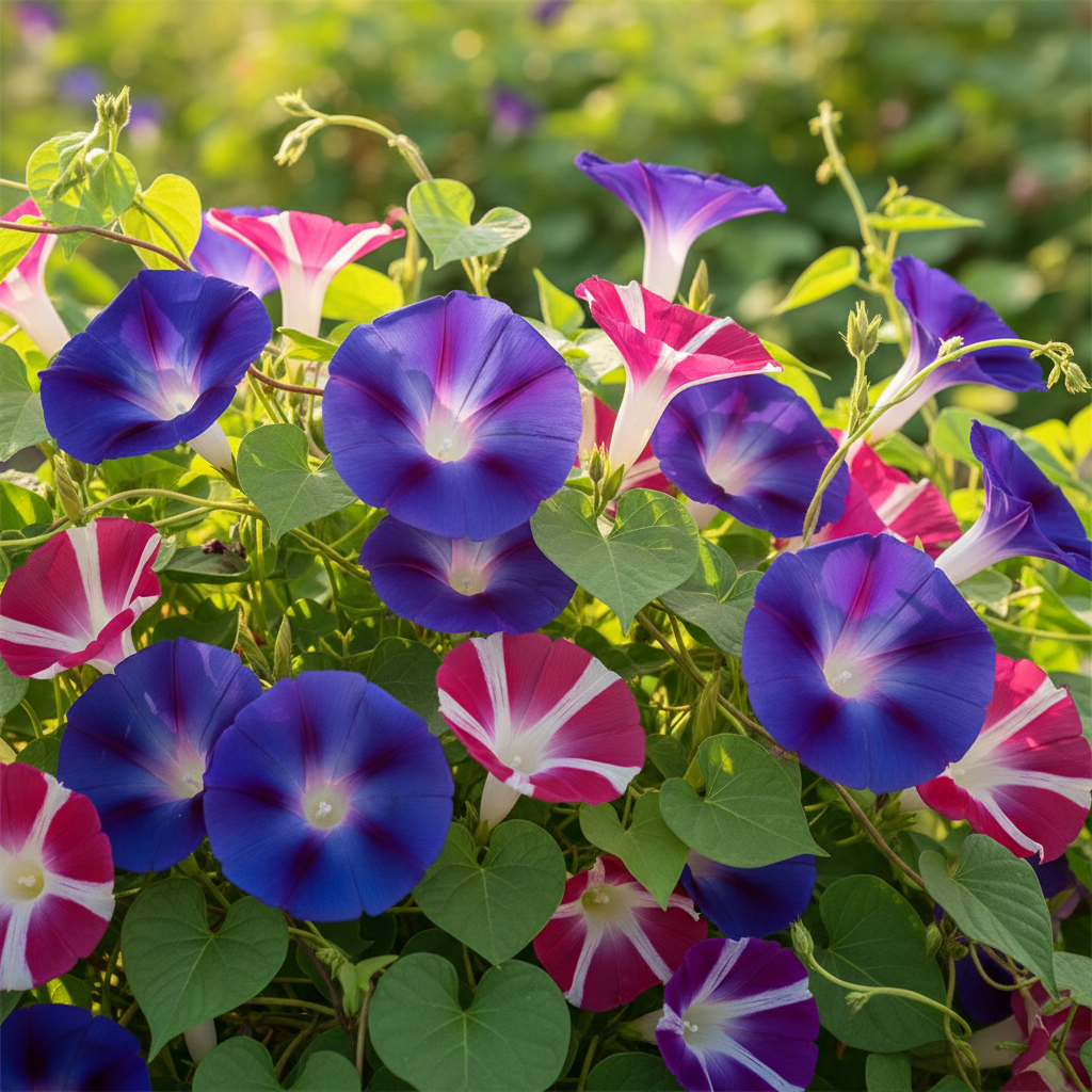 image_7fa94c69-522f-4b25-800d-5f3899dc5330.png Morning Glory Ipomoea Creeper Mix Color Flower Seeds - Image 1