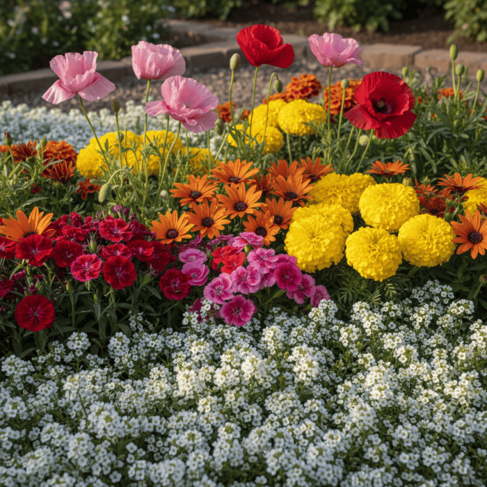 Winter Flower Seeds Combo Pack (Set of 5 Packets) | California Poppy, Carnation Giant, Coleus, Morning Glory, Godetia - Image 2
