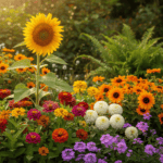 Flower Seeds Combo Pack (Set of 5 Packets) | Sunflower, Zinnia, Chrysanthemum, Verbena, Tithonia