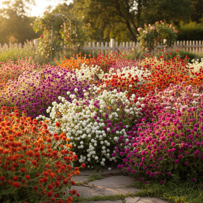 Gomphrena Mix Color Flower Seeds - Image 2