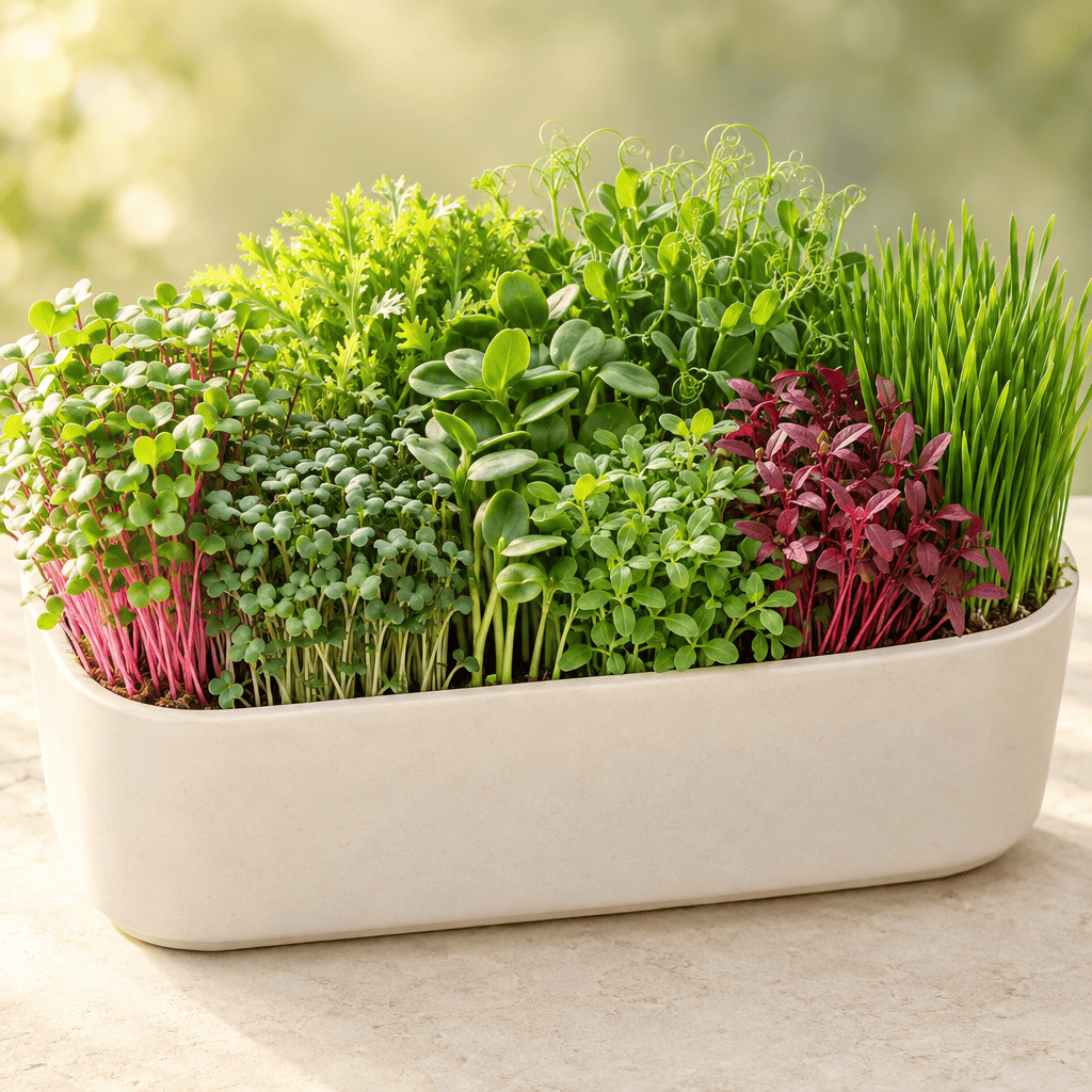 image_a3af2a5a-8e9a-445b-88f9-3e86e25deb2f.png Microgreens Seeds 8 Varieties | Non-GMO | With Growing Instructions | Grow Your Own Super Salad - Image 1