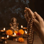 Wooden Handmade Tulsi Japa Mala | 108 Prayer Beads for Pooja & Daily Wearing | Sacred Tulsi Mala for Meditation & Devotion