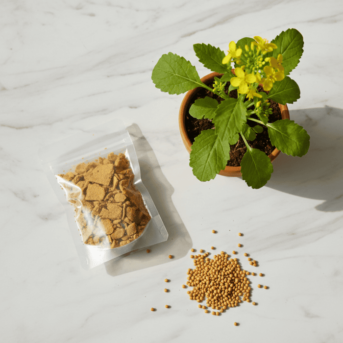 Organic Mustard Cake Fertilizer for Plants (50g) - Image 2