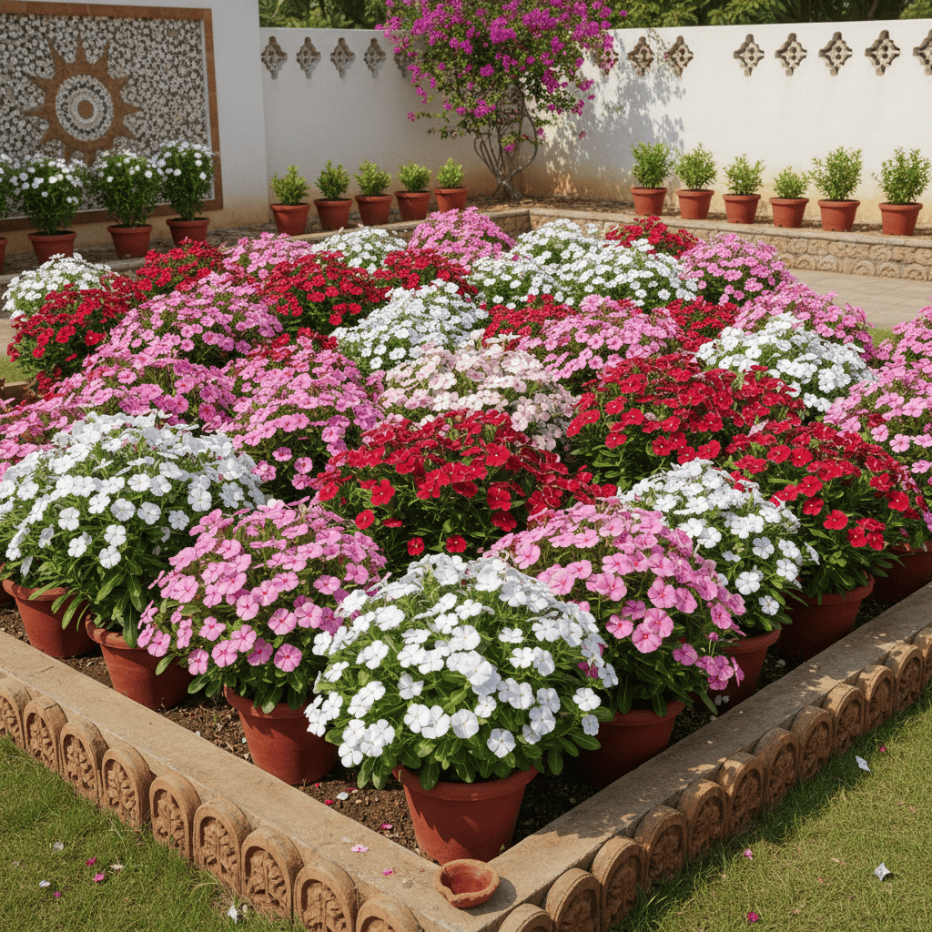 image_ad6f14fd-9a2d-4661-a29f-0138dcf86c92.png Sadabahar Vinca Rosea Mixed Color Flower Seeds - Image 1