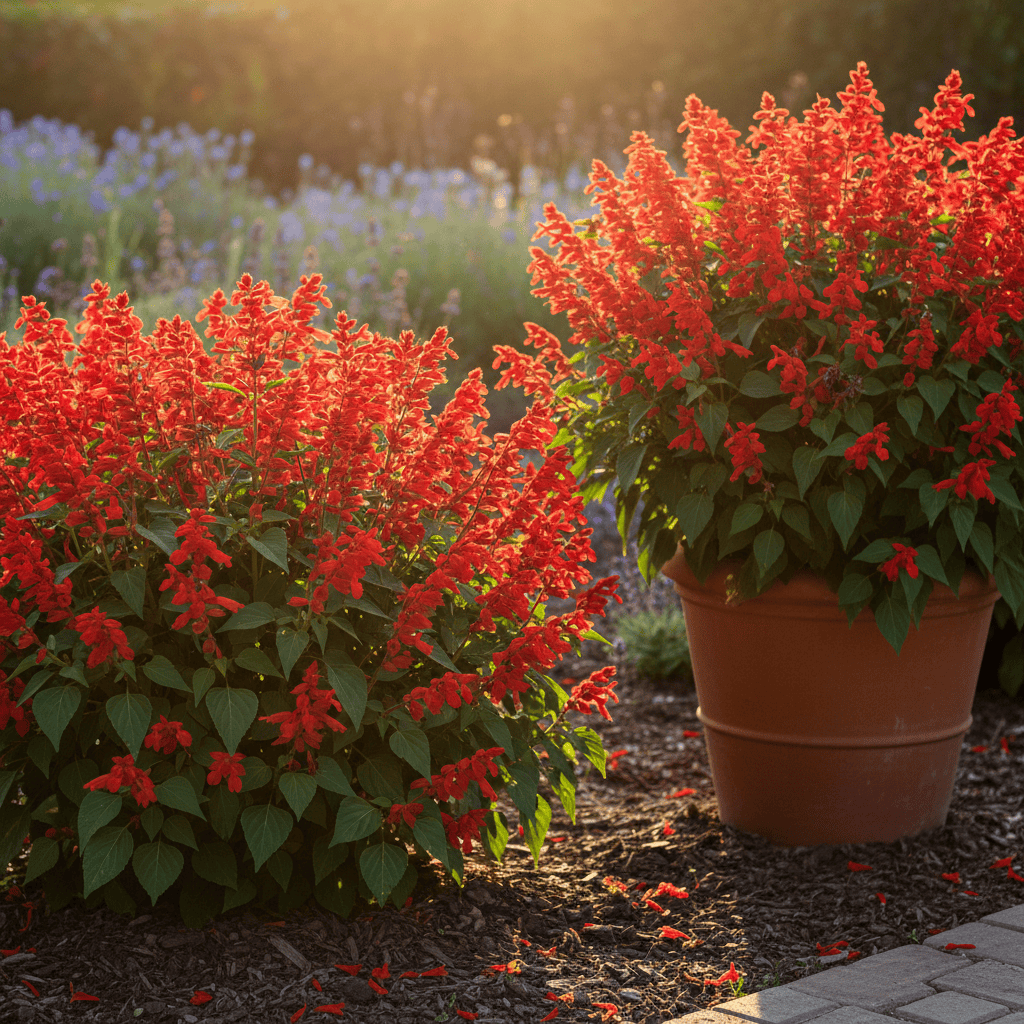 image_b86ff839-4b0e-441e-be94-a310aca3c49e.png Salvia Bon Fire Red Color Flower Seeds - Image 1
