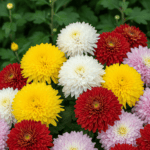 Chrysanthemum Double Mixed Color Flower Seeds - Image 2