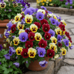 Pansy Viola Mixed Hybrid Flower Seeds