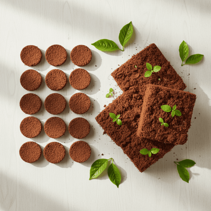 Cocopeat/Agropeat Coins (01 Pcs.) Use for Fast Germination of Your Flower and Vegetable Seeds - Image 2