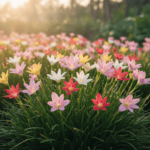 Rain Lily Mixed Color Flower Bulbs | Mix Colour 5 Freshly Packed Bulbs | Premium Quality Bulbs for Home Garden, Pots, and Landscaping