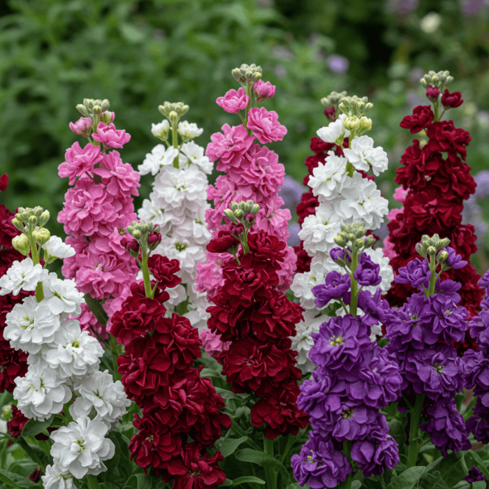 Stock Matthiola Incana Mixed Color Flower Seeds - Image 2
