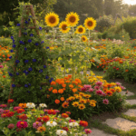Flower Seeds Combo Pack (Set of 5 Packets) | Sunflower, Calendula, Gazania, Aparajita, Zinnia