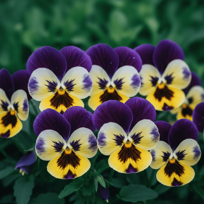 Pansy Viola Mixed Hybrid Flower Seeds - Image 2
