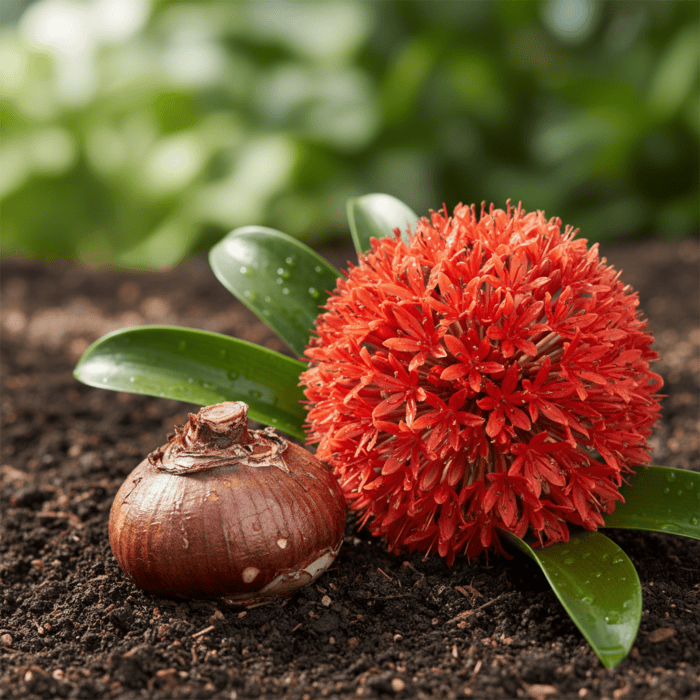 Football Lily Flowering Bulb 1Pcs - Buy Online - Image 2