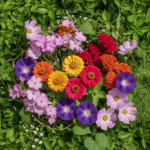 Flower Seeds Combo Pack (Set of 5 Packets) | Zinnia, Clarkia, Celosia, Morning Glory, Cosmos