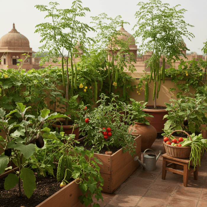 Vegetable Seeds Combo Pack (Set of 5 Packets) | Brinjal, Tomato, Moringa, Cluster Beans, Bittergourd - Image 2