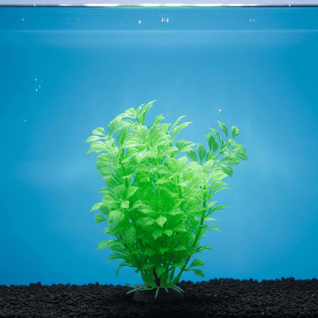 image_fb804a6a-b998-4e40-ad87-3359d9eff57b.png Plastic Aquarium Artificial Decoration Plant - 10cm-1Pc - Image 1