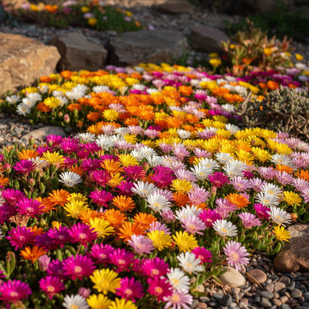 image_ff7bda8b-74e3-4257-b019-111594f4aa0b.png Ice Plant Mesembryanthemum Mixed Color Flower Seeds - Image 1