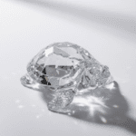 Crystal Glass Turtle Figurine – Feng Shui Decorative Showpiece